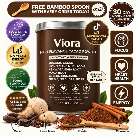 High-Flavanol Cacao for Focus & Calm Energy